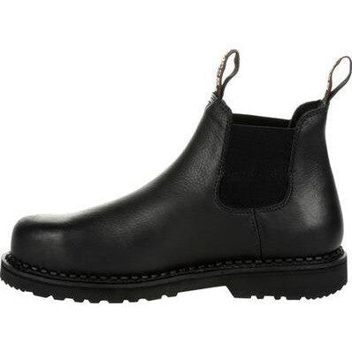 Georgia Giant Bota de Trabajo Chelsea para Hombre, 6 Pulgadas, Impermeable, Antideslizante - Negro - GB00376 - Imagen 3