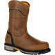 Georgia Men's Carbo-Tec LTX 11" Composite Toe Waterproof Pull-On Work Boot- GB00394 8 / Medium / Brown - Overlook Boots