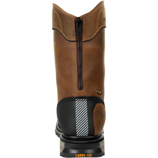 Georgia Men's Carbo-Tec LTX 11" Composite Toe Waterproof Pull-On Work Boot- GB00394 - Overlook Boots