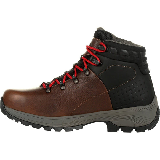 Georgia Men's Eagle Trail 6" Alloy Toe Waterproof Hiker Work Boot - Brown - GB00397 - Overlook Boots