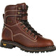 Georgia Women's Amped Lightweight Logger Alloy Toe Waterproof Work Boot - Brown - GB00428 6 / Medium / Brown - Overlook Boots