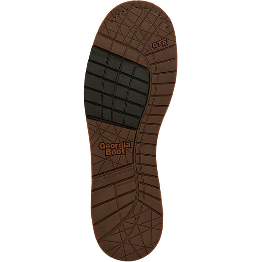 Georgia Men's Amped Lightweight Wedge 6" Soft Toe Waterproof Work Boot - Brown - GB00429 - Overlook Boots