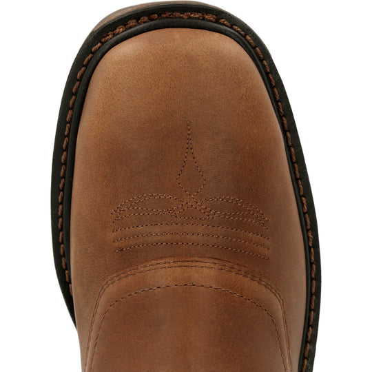 Georgia Men's Carbo-Tec Lightweight 6" Soft Toe Waterproof Work Boot - Brown - GB00434 - Overlook Boots