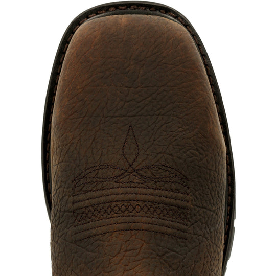 Georgia Men's Carbo-Tec Lightweight 11" Steel Toe Western Work Boot Brown- GB00437 - Overlook Boots