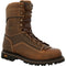Georgia Men's Amped Lightweight Low Heel Logger 9" Composite Toe Waterproof Work Boot- GB00473 7 / Medium / Brown - Overlook Boots