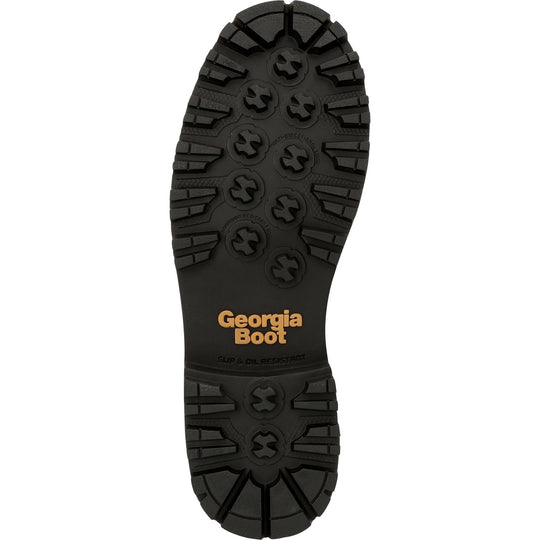 Georgia Men's Amped Lightweight Low Heel Logger 9" Composite Toe Waterproof Work Boot- GB00473 - Overlook Boots