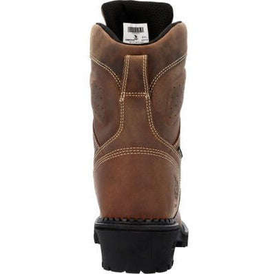 Georgia Men's USA 9" Soft Toe Waterproof Logger Work Boot- Horse- GB00539 - Overlook Boots