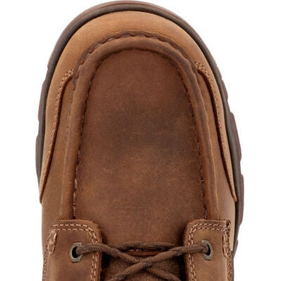 Georgia Men's Athens Superlyte Waterproof Moc Toe Work Boot -Brown- GB00547 - Overlook Boots