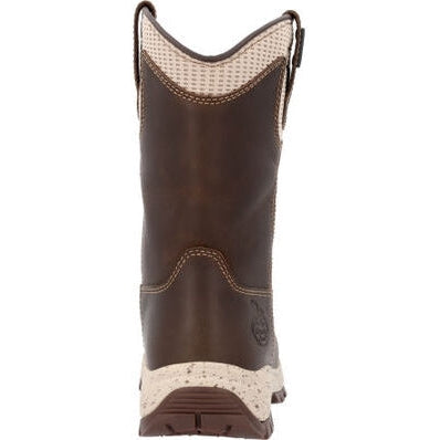 Georgia Women's Eagle Trail 10" Waterproof Alloy Toe Work Boot -Brown- GB00557 - Overlook Boots