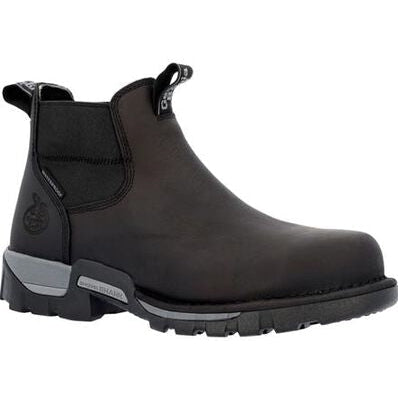 Georgia Men's Eagle One Chelsea Waterproof Steel Toe Work Boot -Brown- GB00563 - Overlook Boots