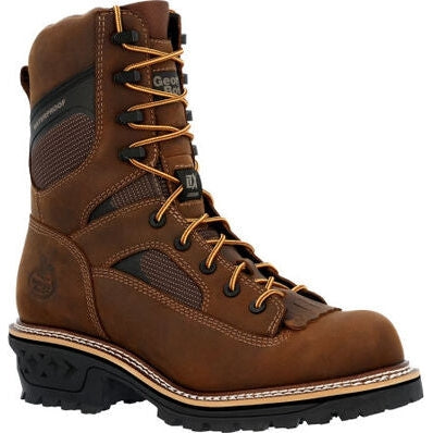 Georgia Men's Ltx Logger 9" Composite Toe Waterproof Work Boot -Brown- GB00617 - Overlook Boots