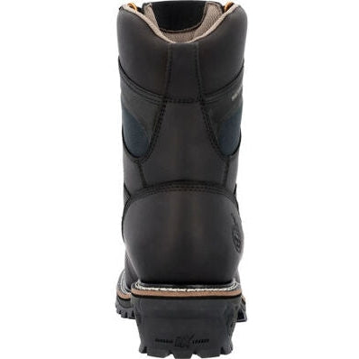 Georgia Men's Ltx Logger 9" Soft Toe Waterproof Work Boot -Black- GB00618 - Overlook Boots