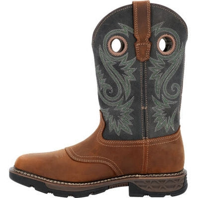 Georgia Men's Carbo Tec Flx 11" Soft Toe Western Work Boot -Brown- GB00620  - Overlook Boots