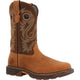 Georgia Men's Carbo-Tec FLX 11" Alloy Toe Waterproof Work Boot- Brown- GB00621 7 / Medium / Brown - Overlook Boots