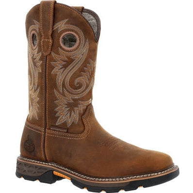 Georgia Men's Carbo Tec Flx 11" Alloy Toe Western Work Boot -Horse- GB00622  - Overlook Boots