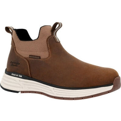 Georgia Men's Durablend Sport 5" Soft Toe Waterproof Work Boot -Brown- GB00626 - Overlook Boots