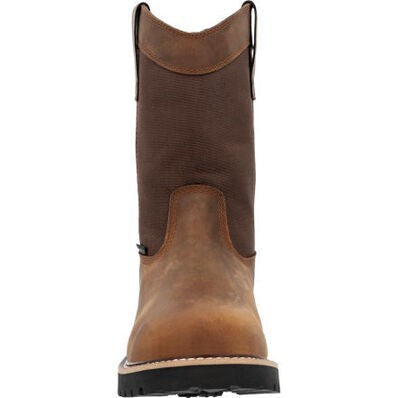 Georgia Men's Core 37 10" Waterproof Slip Resistant Work Boot -Brown- GB00638 - Overlook Boots