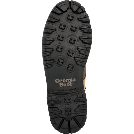 Georgia Men's Brute 8" Composite Toe Waterproof Met Guard Work Boot - Brown - GB00643 - Overlook Boots