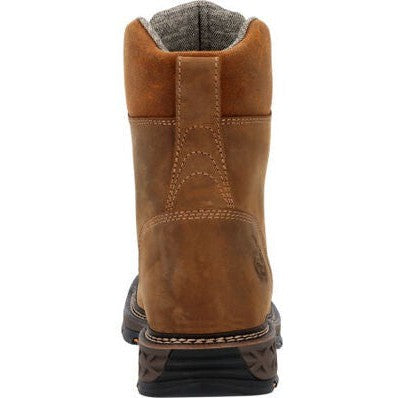 Georgia Men's Carbo Tec FLX 8" Alloy Toe Waterproof Lacer Work Boot -Brown- GB00650 - Overlook Boots