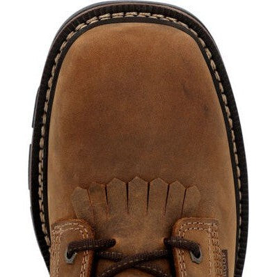 Georgia Men's Carbo Tec FLX 8" Alloy Toe Waterproof Lacer Work Boot -Brown- GB00650 - Overlook Boots