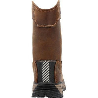 Georgia Men's Durablend Edge 10" Alloy Toe Waterproof Work Boot -Brown- GB00664 - Overlook Boots