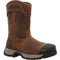 Georgia Men's Durablend Edge 10" Alloy Toe Waterproof Work Boot -Brown- GB00664 7 / Medium / Brown - Overlook Boots