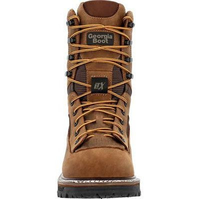 Georgia Men's LTX Logger 9" Soft Toe Waterproof Work Boot- Brown- GB00668 - Overlook Boots