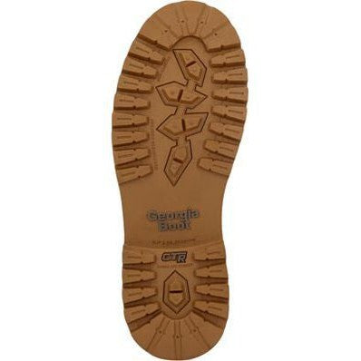 Georgia Men's Core 37 6" Steel Toe Waterproof Lace-Up Work Boot Wheat- GB00673 - Overlook Boots