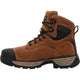 Georgia Men's Durablend Edge 6" Alloy Toe Waterproof Work Boot -Brown- GB00679 - Overlook Boots