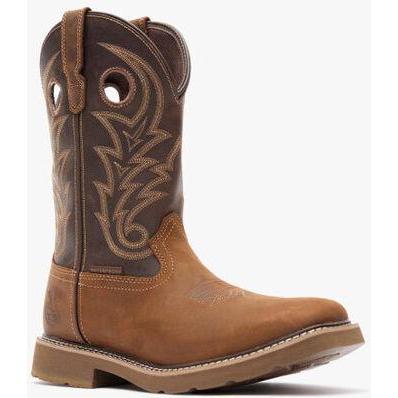 Georgia Men's Core 37 11" Soft Toe Waterproof Western Work Boot - Brown - GB00691 7 / Medium / Brown - Overlook Boots