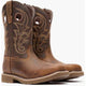 Georgia Men's Core 37 11" Steel Toe Waterproof Western Work Boot - Brown - GB00692 - Overlook Boots
