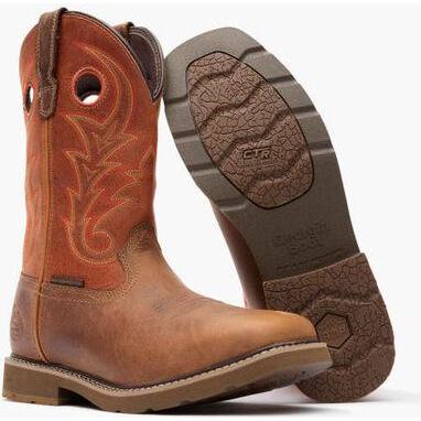 Georgia Men's Core 37 11" Soft Toe Waterproof Western Work Boot - Brown - GB00693 - Overlook Boots