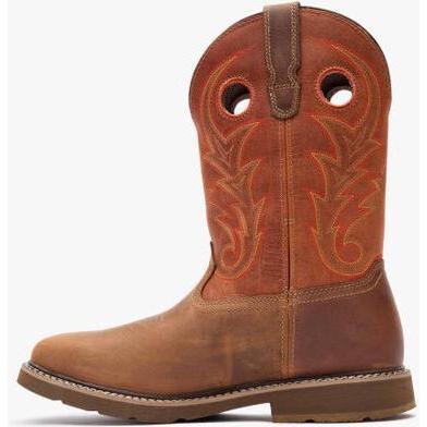Georgia Men's Core 37 11" Soft Toe Waterproof Western Work Boot - Brown - GB00693 - Overlook Boots