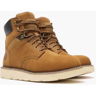 Georgia Men's Core 37 6" Steel Toe Waterproof Wedge Work Boot - Gold - GB00695 - Overlook Boots
