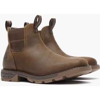 Georgia Men's Carbo-Tec FLX 6" Alloy Toe Waterproof Chelsea Work Boot - Brown - GB00701 - Overlook Boots