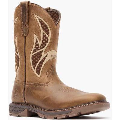 Georgia Men's Carbo Tec Flx 11" Square Toe Insulkul Work Boot - Brown - GB00703 7 / Medium / Brown - Overlook Boots