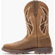 Georgia Men's Carbo Tec Flx 11" Alloy Toe Pull On Insulkul Work Boot - Tan - GB00711 - Overlook Boots