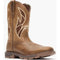 Georgia Men's Carbo Tec Flx 11" Alloy Toe Pull On Insulkul Work Boot - Tan - GB00711 7 / Medium / Brown - Overlook Boots