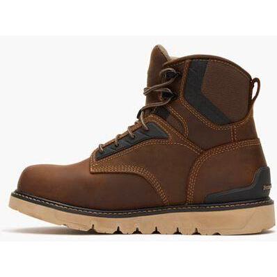 Georgia Men's Carbon Flex 6" Soft Toe Waterproof Wedge Work Boot - Brown - GB00712 - Overlook Boots