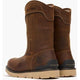 Georgia Men's Carbon Flex 11" Soft Toe Waterproof Pull On Wedge Work Boot - Brown - GB00715 - Overlook Boots