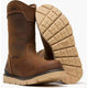 Georgia Men's Carbon Flex 11" Carbon Toe Waterproof Wedge Work Boot - Brown - GB00716 - Overlook Boots