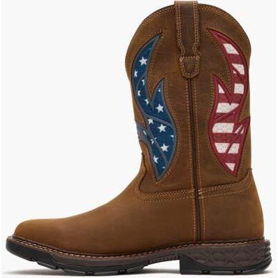 Georgia Men's Carbo Tec Flx 11" Square Toe Western Work Boot - Brown - GB00722 - Overlook Boots