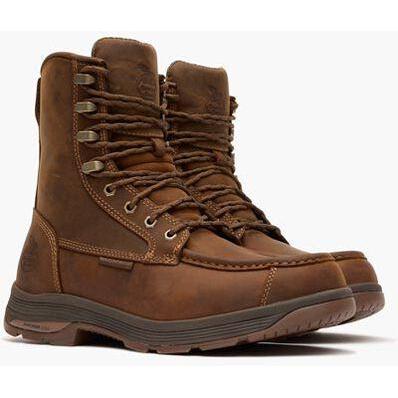 Georgia Men's Athens SuperLyte 11" Soft Toe Waterproof Work Boot - Brown - GB00724 - Overlook Boots