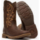 Georgia Men's Core 37 11" Steel Toe Pull-On Western Work Boot - Brown - GB00727 - Overlook Boots