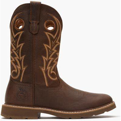 Georgia Men's Core 37 11" Steel Toe Pull-On Western Work Boot - Brown - GB00727 - Overlook Boots