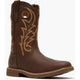 Georgia Men's Core 37 11" Steel Toe Pull-On Western Work Boot - Brown - GB00727 7 / Medium / Brown - Overlook Boots