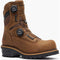 Georgia Men's LTX Logger 9" Comp Toe Waterproof BOA Work Boot- Brown- GB00732 8 / Medium / Brown - Overlook Boots