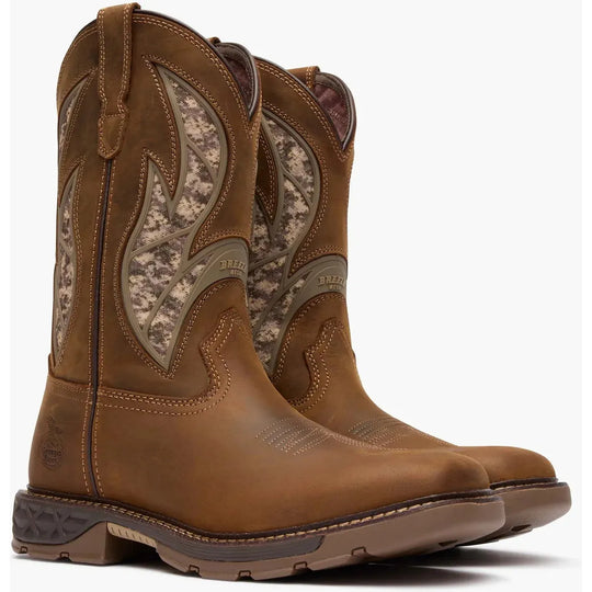 Georgia Men's Carbo-Tec FLX 11" Pull On Work Boot- Brown- GB00734 - Overlook Boots