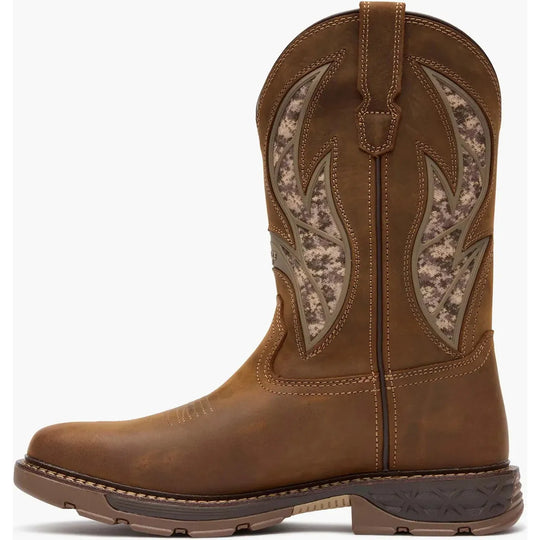 Georgia Men's Carbo-Tec FLX 11" Pull On Work Boot- Brown- GB00734 - Overlook Boots