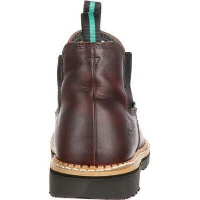 Georgia Men's Giant 5" Steel Toe Waterproof High Romeo Work Boot -Brown- GR530 - Overlook Boots